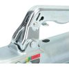 Trailer Coupler Parts Straight Tongue Trailer Coupler 2in Hitch Ball 800kg Load Capacity for 2in Round Tube