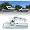 Trailer Coupler Parts Straight Tongue Trailer Coupler 2in Hitch Ball 800kg Load Capacity for 2in Round Tube