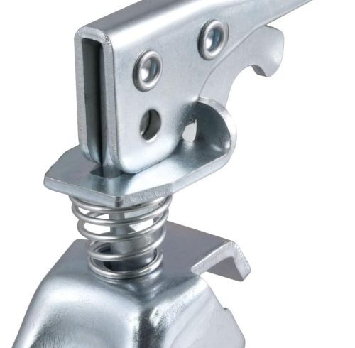 Coupler Replacement Latch for 2-Inch Trailer Hitch Ball, CLEAR ZINC