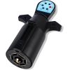 Trailer Light Tester, 7 Pin Flat Trailer Connector, 7 Way Trailer Plug Testerfor Diagnosing and Fixing Trailer Socket Circuit Problems for Turn Signal Tail Lights Trouble Shooter (Size B)