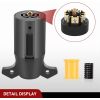 RV 7 Pin Trailer Plug Splice-in Replacement Heavy Duty Trailer Side Male End 7 Way Round Splice Receptacle Replacement Plug for Tow Hitch Car RV Boat Truck