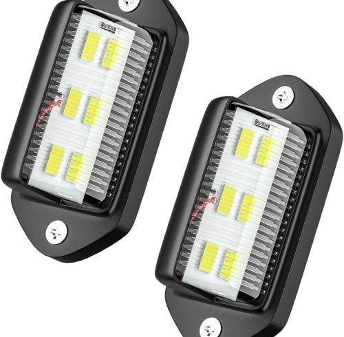 2 PACK License Plate Light - 12V 6-SMD LED Taillights for Trucks, SUVs, Trailers & Vans | OEM/ODM Partnership for Step Courtesy Lights & Cargo Lighting – Ideal for Distributors & Importers