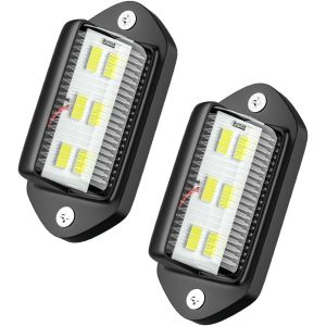 2 PACK License Plate Light - 12V 6-SMD LED Taillights for Trucks, SUVs, Trailers & Vans | OEM/ODM Partnership for Step Courtesy Lights & Cargo Lighting – Ideal for Distributors & Importers