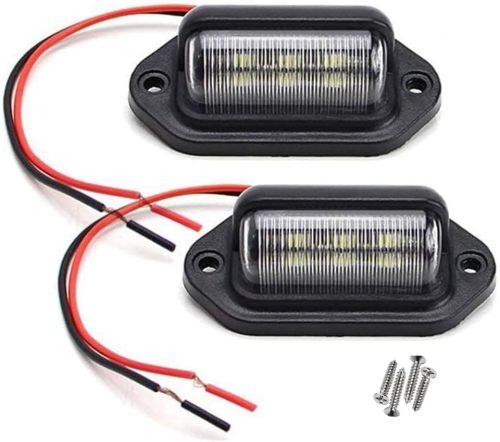 2 PACK License Plate Light - 12V 6-SMD LED Taillights for Trucks, SUVs, Trailers & Vans | OEM/ODM Partnership for Step Courtesy Lights & Cargo Lighting – Ideal for Distributors & Importers