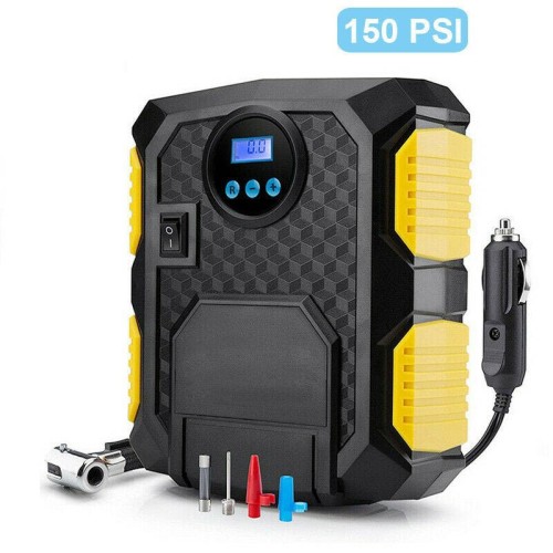 ATLI ATAC-1297 Tire Inflator Portable Air Compressor,DC 12V Portable Tire Inflator with light