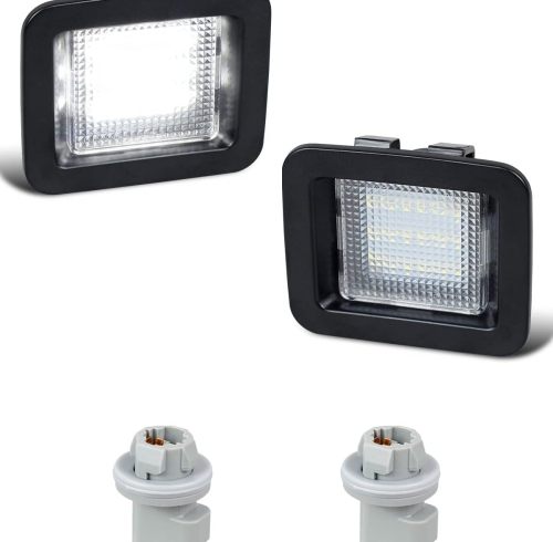 Premium LED License Plate Light Lamp for Ford F150 (2015-2020) & Raptor (2017-2020) - Clear Lens, 6000K White - OEM/ODM Solutions for Auto Accessory Distributors