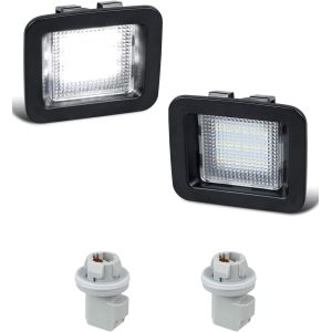 Premium LED License Plate Light Lamp for Ford F150 (2015-2020) & Raptor (2017-2020) - Clear Lens, 6000K White - OEM/ODM Solutions for Auto Accessory Distributors