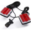 Magnetic LED Trailer Towing Light Kit, 24ft Cable with 7 pin plug, IP68 Waterproof, DOT Approved