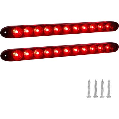 Red Trailer Light Bar, 15inch 11 LED Trailer Rear Light Bar, Park/Brake/Turn/Signal/Marker Waterproof Enclosed Trailer Lights for Utility Trailer Truck Pickup