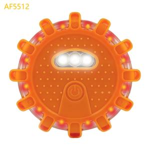 ATLI AF5512 LED Road Flare Emergency Kit - 12+3 Lighting Modes with Magnetic Hook for Vehicle Rescue & Safety