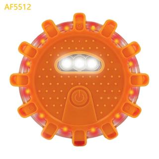 ATLI AF5512 LED Road Flare Emergency Kit - 12+3 Lighting Modes with Magnetic Hook for Vehicle Rescue & Safety