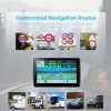2025 Latest 7" Touch Screen Car GPS Navigator - Voice Guidance, Speed/Red Light Alerts & Custom Truck Routes for Cars, Trucks, RVs (Black)