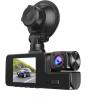 ATLI 1080P Dual Dash Cam - Front & Cabin Recording with IPS Screen, Night Vision, Emergency Lock, Loop Recording for Cars & Trucks