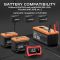 ATLI 16A 24V/12V Smart Battery Charger - for LiFePO4/Lead-Acid Batteries in Cars, Boats, ATVs & Lawn Mowers with Temp Compensation