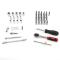 ATLI 46 Pieces 1/4 inch Drive Socket Ratchet Wrench Set, with Bit Socket Set Metric and Extension Bar for Auto Repairing and Household, with Storage Case