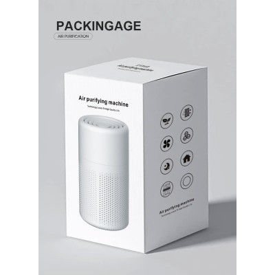 ATLI ATAP-2424 Newest Car Air Purifier HEPA Filter with Ionizer USB Powered Portable Air Cleaner for Smoke Dust Pollen Odor Removal Auto Vehicle Interior