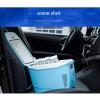 Portable Car Fridge - Mini Refrigerator with Battery Protection for Camping & Travel