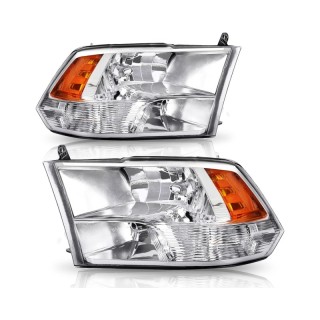 ATLI OEM Car Headlight Assembly - Direct Replacement LED/Halogen Headlamp for Left/Right Passenger Side