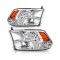 ATLI OEM Car Headlight Assembly - Direct Replacement LED/Halogen Headlamp for Left/Right Passenger Side