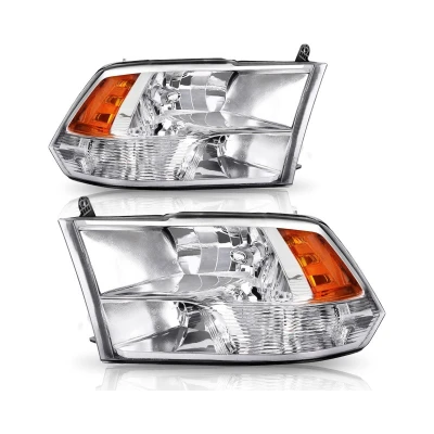 ATLI OEM Car Headlight Assembly - Direct Replacement LED/Halogen Headlamp for Left/Right Passenger Side