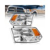 ATLI OEM Car Headlight Assembly - Direct Replacement LED/Halogen Headlamp for Left/Right Passenger Side