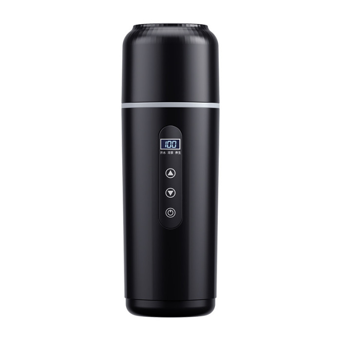 ATLI Portable Car Water Heater, 12V/24V Vehicle Electric Boiling Cup with Temperature Control