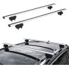 RR1226 Aluminum Luggage Rack Cargo Carrier with 2 Pair of Mounting Clamps Fit for Most Car Vehicle SUV
