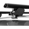 RR1226 Aluminum Luggage Rack Cargo Carrier with 2 Pair of Mounting Clamps Fit for Most Car Vehicle SUV