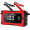 ATLI 12V 24V Voltage Smart Battery Charger/Maintainer - Automatic Car Truck Boat SUV AGM Lithium Lead Acid Battery Charging with LCD Display & Overcharge Protection
