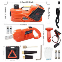 AtliFix ATFX-1361/1362 Car Repair 12V DC 3 in 1 Tire Inflator and Flashlight with Electric Impact Wrench 3.5T Electric Hydraulic car Floor Jack
