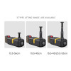 ATLI ATFX-1561 21V Cordless Car Jack Kit 5 Ton Max Loading For AUTO Hydraulic Jack and Impact Wrench with 4Ah Battery