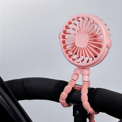 ATLI ATCEF-1015 5V 3W USB Baby Stroller Fan - Quiet Mini Clip-on Fan with Flexible Neck for Pram, Crib & Car Seat