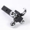Heavy Duty Three-Ball Trailer Towing Arm with Hook - 7500 lbs Capacity, Forged Steel Towing Hitch Attachment, Compatible with Tractors, Trucks, Agricultural Machinery