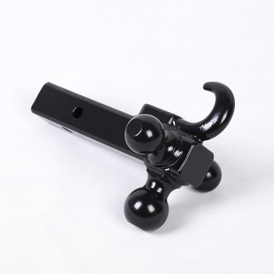 Heavy Duty Three-Ball Trailer Towing Arm with Hook - 7500 lbs Capacity, Forged Steel Towing Hitch Attachment, Compatible with Tractors, Trucks, Agricultural Machinery