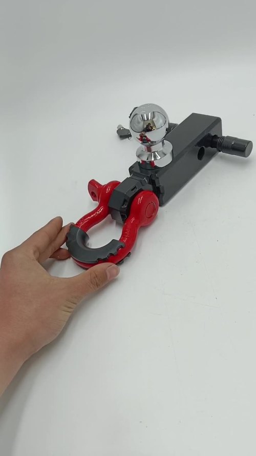 ATLI Quick-Release Trailer Hitch Adapter 2" Ball Mount Forged Steel