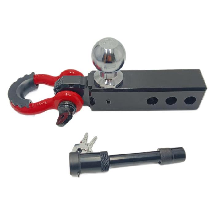 ATLI Quick-Release Trailer Hitch Adapter 2" Ball Mount Forged Steel