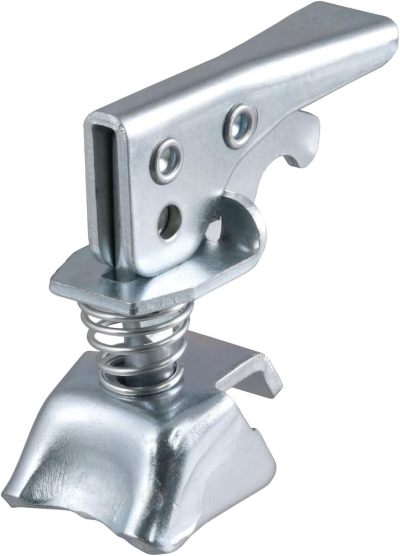 Lock Coupler Replacement Latch for 2-Inch Trailer Hitch Ball, Clear Zinc Plated Steel