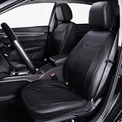 ATSC4075 Universal Car Seat Covers Leather Full Set Waterproof Leather Car Seat Cover