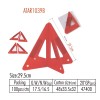 Atli ATAR1039 car warning sign Car strong Triangle warning stand dangerous failure reflective sign folding Triangle