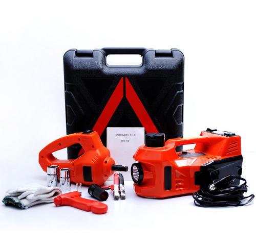 ATFX-1344 3 in 1 Electric Hydraulic Car Jack Set, 3Ton 12V Automotive Repair Kit with 340N.M Impact Wrench, Air Compressor for SUV 4x4 Light Truck