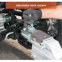 Coupler Replacement Latch for 2-Inch Trailer Hitch Ball, CLEAR ZINC