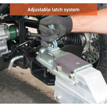 Coupler Replacement Latch for 2-Inch Trailer Hitch Ball, CLEAR ZINC