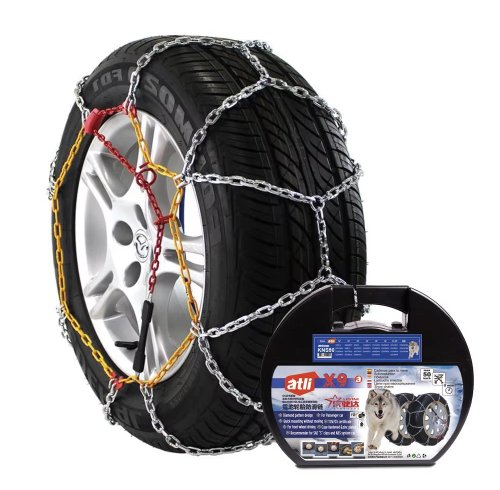 ATLI KNSB 9mm Catena da Neve Auto