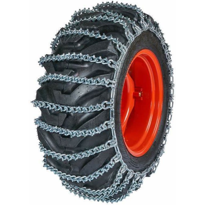 ATLI 29s 2 link spacing Grader & Equipment Tire Chains with V-Bar Chaîne à Neige Auto
