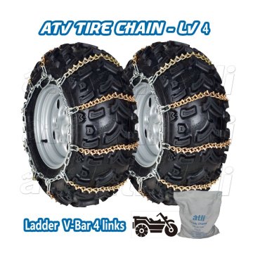 ATLI Ladder Type Standard ATV Tire Chains with V-Bar Catena da Neve Auto