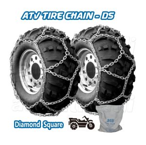 ATLI Diamond Square link Type Standard ATV Tire Chains Chaîne à Neige Auto