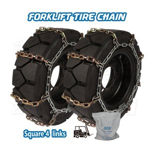 ATLI FTD4-Square Link Standard Forklift Tire Chains Chaîne à Neige Auto