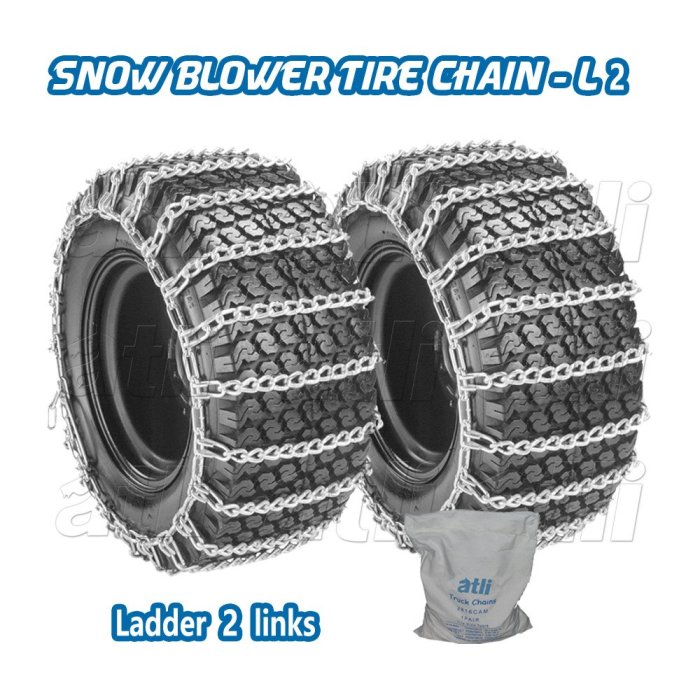 ATLI Snow Blower/Garden Tractor Tire chain L4 Chaîne à Neige Auto