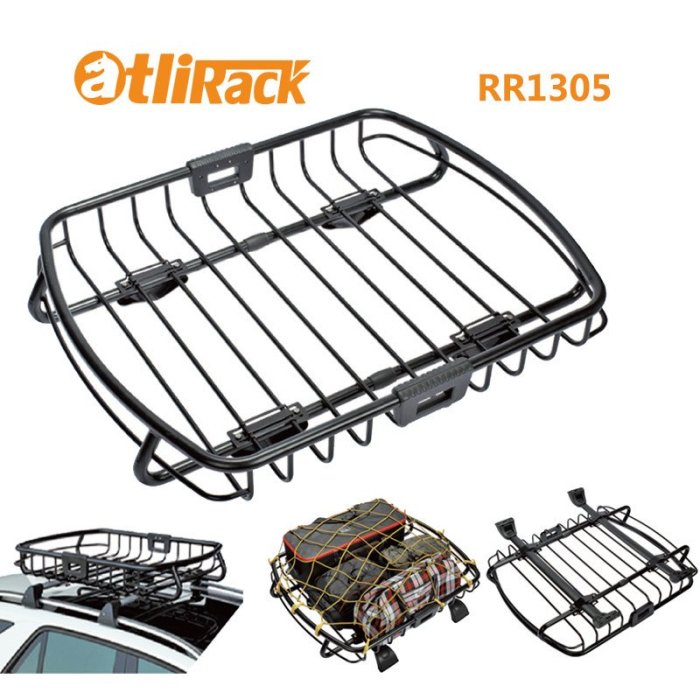ATLI RR1305/RR1305B Universal Roof Rack Cargo with Extension Car Top Luggage Holder Carrier Basket Accessoire Auto