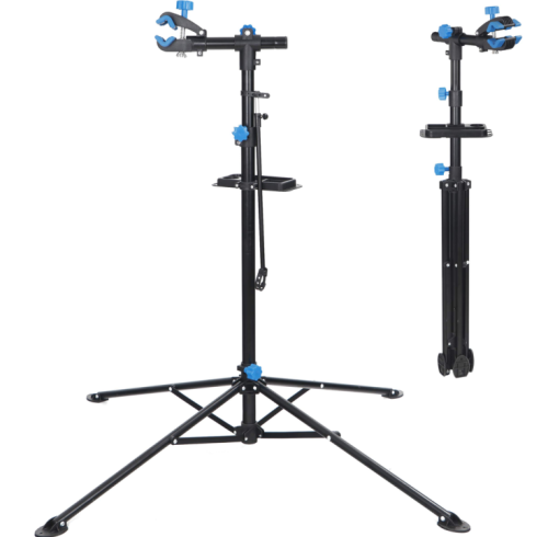 Portable Mechanic Bicycle Repair Stand Bike Rack Home Used Adjustable Height Wash/Display/Maintenance Stand